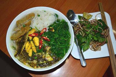 bún cá rô đồng